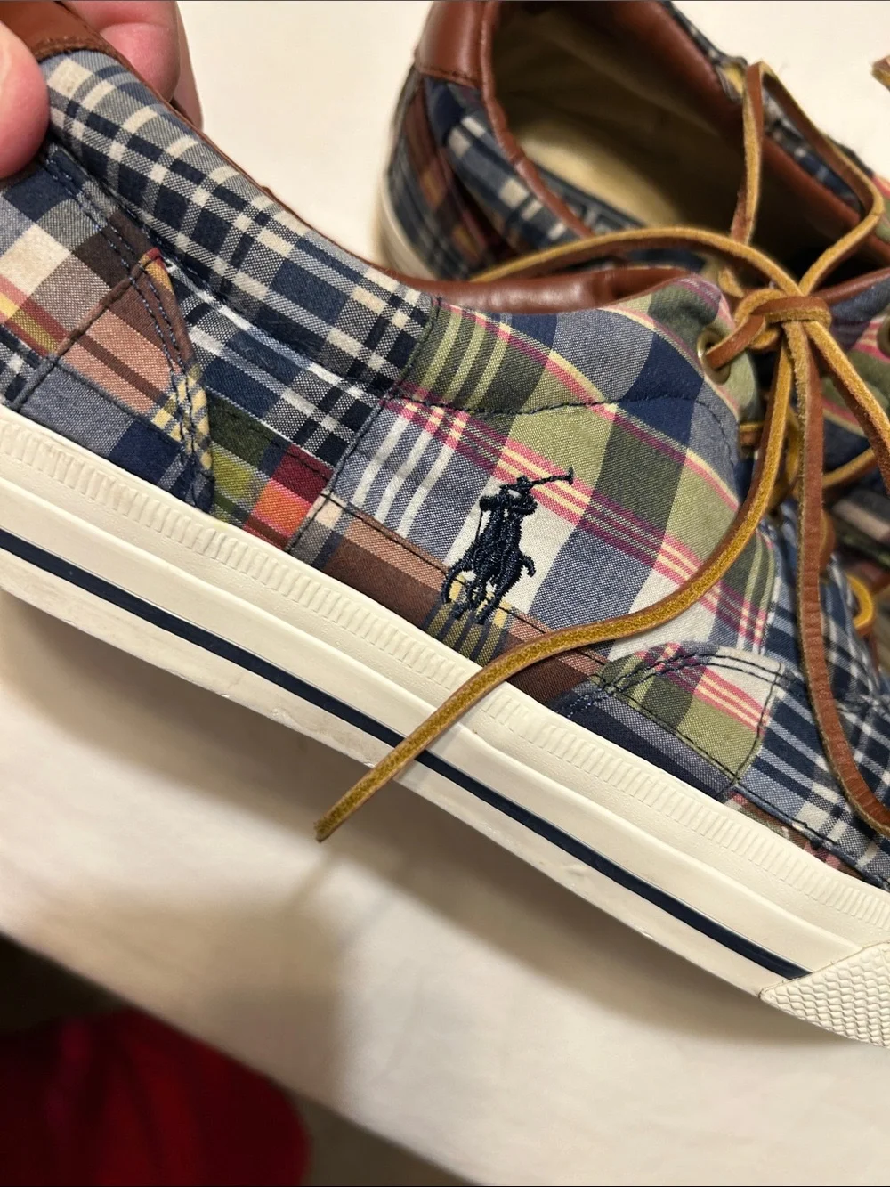 Polo Ralph Lauren plaid canvas